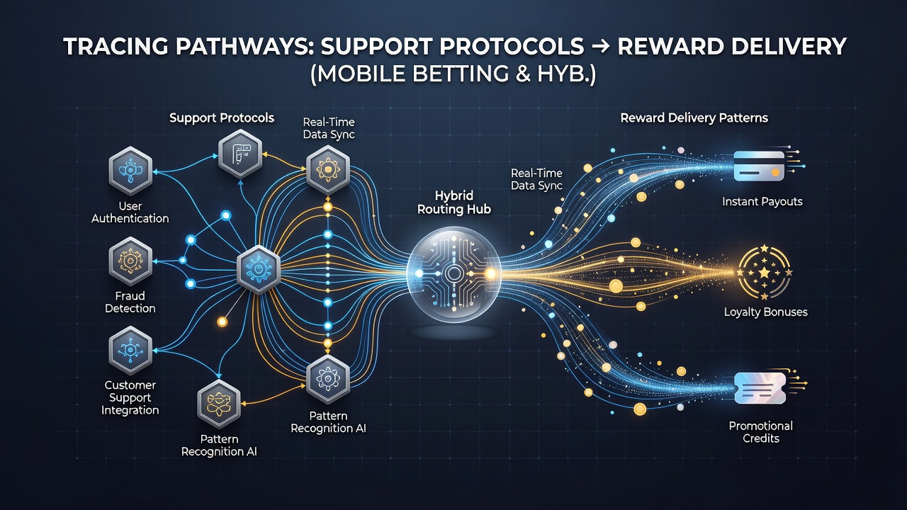 Visualisierung von Datenpfaden in hybriden Gaming-Ökosystemen